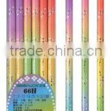 RAINBOW COLOR HB PENCIL - WITH FOIL STAMPING