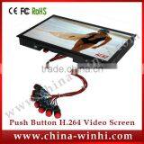 15 Inch Full 1080P External Push Button Sex Videos Monitor LCD Screen New Advertising Ideas