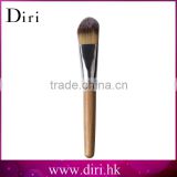 High Quality Black Brown Beauty Foundation Brush Wood Handle Makeup Brush