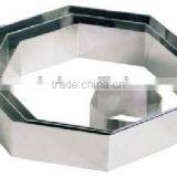 18-10 Stainless Steel Octagonal Mousse Ring