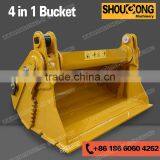 4 in 1 Bucket for Excavator thumbnail-1