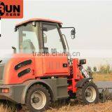 Everun ER08 CE Hydraulic Small Radlader for Sale With Snow Blade and Overseas Service thumbnail-3