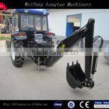 Farm Use Mini Tractor Loader Backhoe With Digging Deep 2.15m