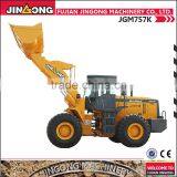5t Wheel Loader With High Lifting Arm JGM757K Earth Moving Equipment thumbnail-1