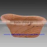Teakwood Marble Bathtub, Burmateak Marble Bathtub, Rumawood Marble Bathtub thumbnail-1