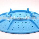 Fruit Vegetable Tray Pan Shelf Basket Container Drainage Plate Bowl Steamer 3 in 1 thumbnail-4