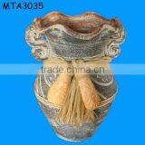 High Quality Garden Vase Indian Clay Pot thumbnail-1