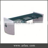 Arlau Cast Iron Garden Bench Ends In Patio Benches,Metal Outdoor Benches,Black Wrought Iron Outdoor Bench thumbnail-2