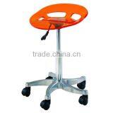 Potable Movable Ottoman Stool Hydraulic Chair With Wheels Used Salon Furniture F-807 thumbnail-1