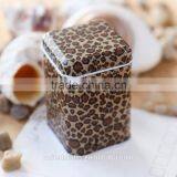 Metal Small Trinket Tin Jewelry Earrings Iron Tea Coin Storage Square Box Cases thumbnail-2