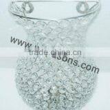 Crystal Beaded Votive/Decorative Tea Light Votive/Round Shape Tea Light Votives thumbnail-4