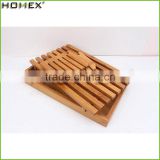 FDA Home Use Bamboo Manual Bread Slicer Homex BSCI/Factory