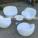 Rattan Coffee Table and Chairs thumbnail-6