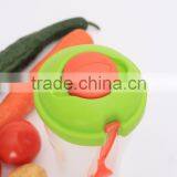 HOT SALE Plastic Salad To Go Plastic Fruit Salad Cup Box With Dressing & Fork thumbnail-4