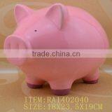 Handmade Ceramic Piggy Saving Box for Children Save Money thumbnail-1