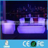 Restaurant Furniture LED Sofa With Table Big Sofa With Chair thumbnail-3