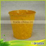 Direct Manufacturer Handmade Metal Tin Garden Small Metal Flower Pot thumbnail-3