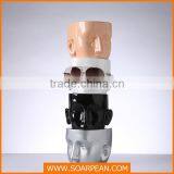 Fiberglass High Glossy Head Mannequin For Glassed Display thumbnail-5