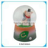 Resin Gift Glass Water Globe Pig Shaped thumbnail-1