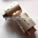 Vacuum Brazed Diamond Profile Wheel/ Brazed Diamond Abrasive Drum Wheels for Stones