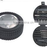 16 Pcs Tire Shape Tool Box ,tire Multi Tool Kit The Best Selling Products Tire Shape Auto Tool Kit