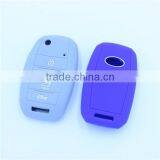 Nice Silicone Car Key Covers for Hyundaikia 4 Buttons Floding Remote Keys thumbnail-3