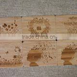 Laser Engraved Wooden Fridge Magnet as Souvenir thumbnail-4