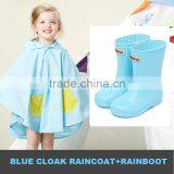Poncho Raincoat Kids Rainboots Rain Coat thumbnail-4