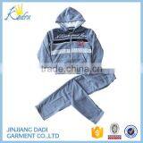 Boys Hoodies Lovely Fleece Sets Child Boutique Cothes thumbnail-1