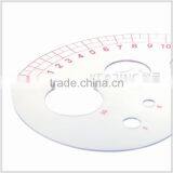 Kearing Vary Form Curve Ruler Armhole Curves Silk Printing Flexible Transparent Plastic Rulers # 6132 thumbnail-5