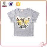 2015 Tiger Priting Best Sell Unisex Kids t Shirt With Fashion Design thumbnail-2