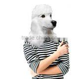 PATTY THE POODLE MASK,White Standard Poodle Face Mask One Size thumbnail-1