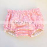 Likable White Polka Dots Cute Baby Bloomers Wholesale Diapers for Newborn Babies thumbnail-1