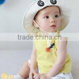 Kid Unisex Printing Sun Hats Bucket Hat With Fly on the Top thumbnail-2