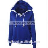 Winter Fashion Pullover Sweatshirt Draw String Hoodies Raglan Long Sleeve Blouse thumbnail-2
