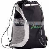 Ecosmart Arches Recycled Cinch Backpack. Features a Main Compartment With a Cinch Top and Comes With Your Logo. thumbnail-2