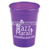 USA Made 12 oz Smooth-Sided Transparent Stadium Cup - Comes With Your Logo thumbnail-1