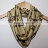 Infinity Scarf for Gals in Brown, Beige Extra Long SSS60 thumbnail-2