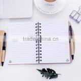 Hardcover Spiral Binding Planner With Pen Holder Kraft Cover Notebook Custom thumbnail-2