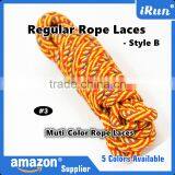 Regular Yeezy Rope Muti-Colored Shoes Boots Laces - Customized Runners Rope Laces With Plastic Tips - 5 Existing Colors thumbnail-3