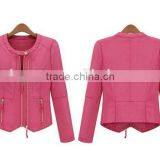 Pink Color!women Wear Leather Fashion Jacket thumbnail-5