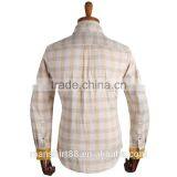 Latest Designer Checked and Solid Contrast Front New Men Shirt thumbnail-2