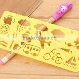 Plastic DIY Stencil Drawing Template for Scrapbooking,Planner,diary,set of 4 PCS thumbnail-4