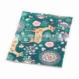 Comfortable Blue Deer Flowers Patterns Sofa Bedroom Carpet Environmental Protection Non-Slip Living Room Rug Home Use thumbnail-4