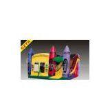 0.55mm PVC Tarpaulin Inflatable Combo Bouncers Slide YHCB-010 With Jumping House thumbnail-1