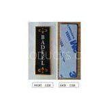 Printed Metal Self Adhesive Stickers , Die Cutting Stickers For Electronic Equipments