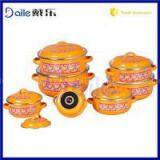 7PCS Manufactures Of Cookware Enameled/wholesale Cookware/colored Iron Cookware thumbnail-1