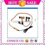 Cheap Noise Cancelling Function Metal Plug Zipper In-Ear Earphone With Mic thumbnail-2