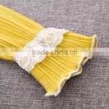 B22639A Korean Children Sweet Girls Lace Sleeve T-shirt Long Sleeve Bottoming Shirt Blouse thumbnail-4