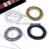 Customize Shiny Telephone Wire Hair Elastic Bands Bracelets thumbnail-1